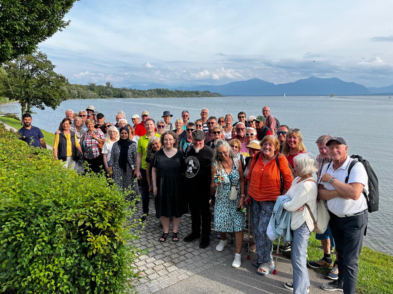 Gruppenfoto am Chiemsee